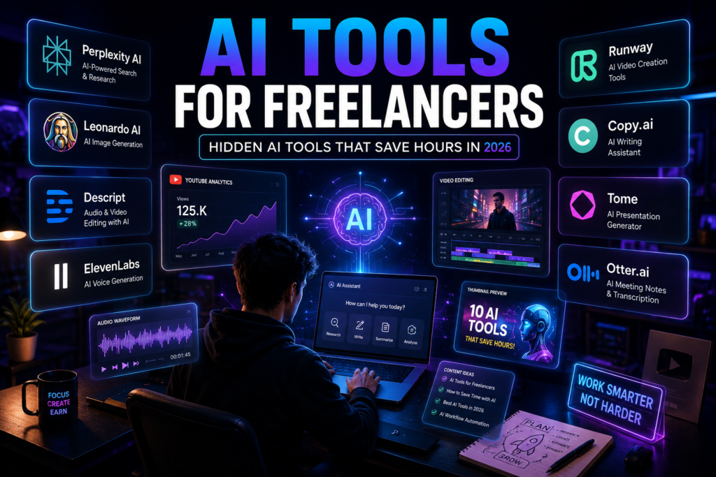 10 AI Tools Freelancers Are Secretly Using in 2026