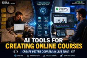 AI Tools for Creating Online Courses (Tested Tools That Actually Save Time)