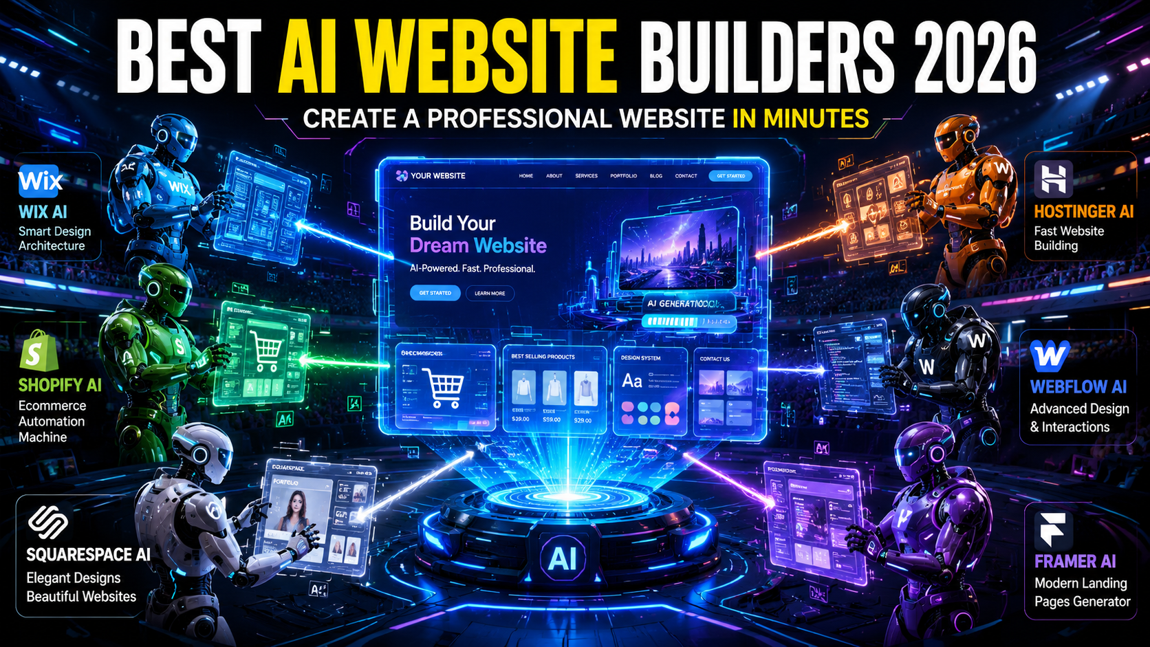 Best AI Website Builders in 2026: Create a Professional Website in Minutes