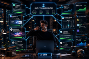 How I Built a One Person Business Using Only AI Tools